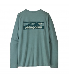 Блуза Patagonia Long Sleeved Capilene Cool Daily Shirt - Boardshort Logo W's