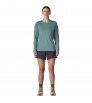 Блуза Patagonia Long Sleeved Capilene Cool Daily Shirt - Boardshort Logo W's